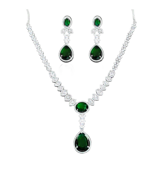 Pear cut Gem Necklace