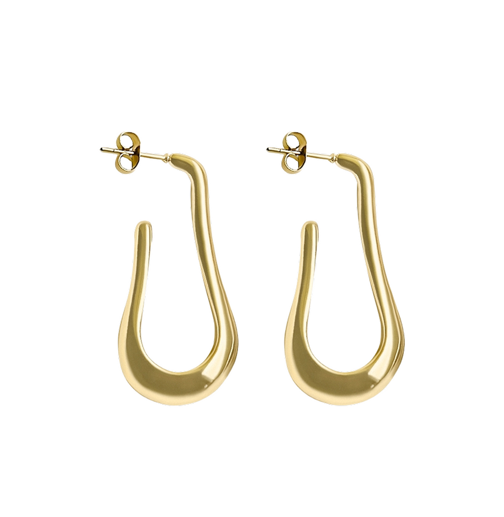 Wiggly Hoop Earrings