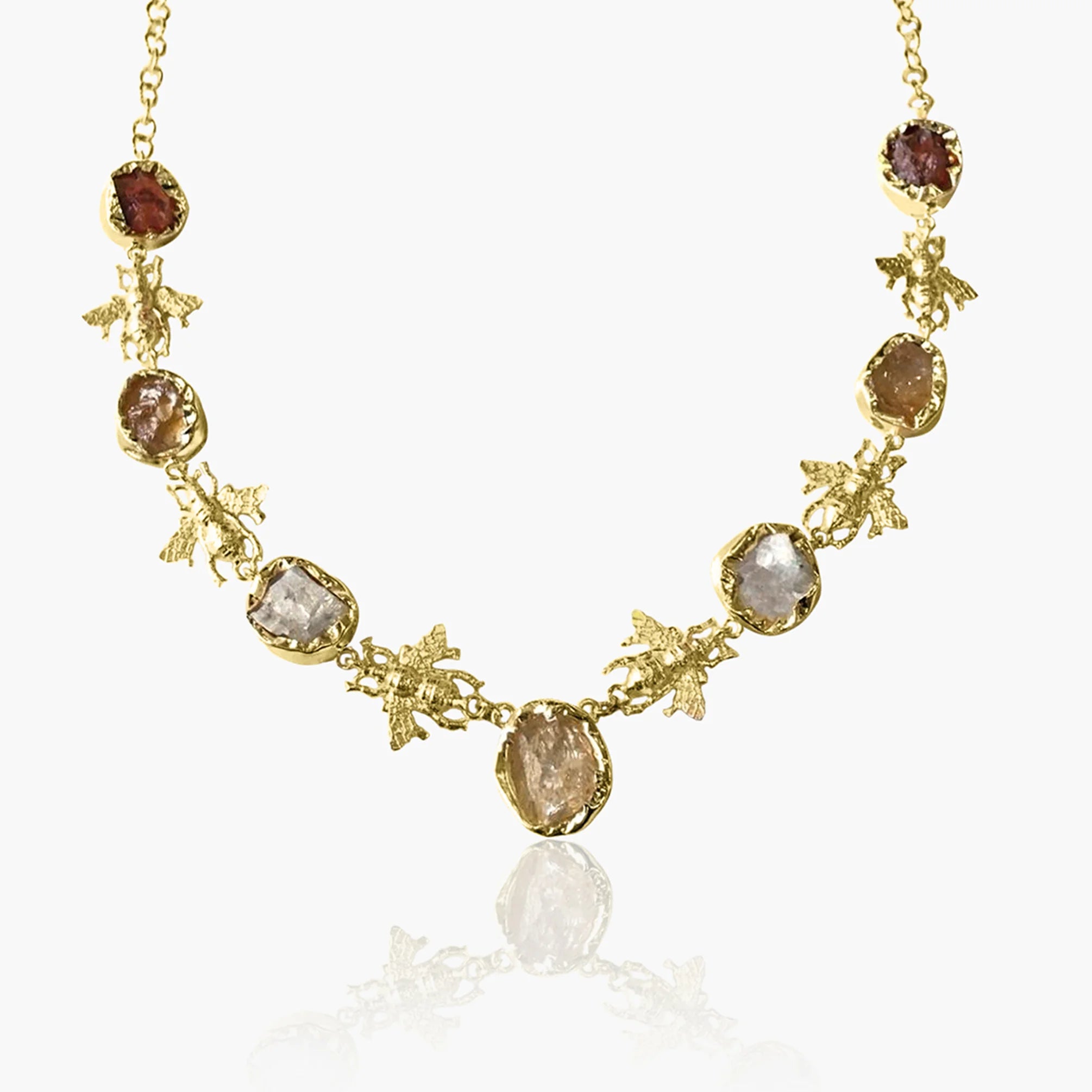 Stone strand necklace