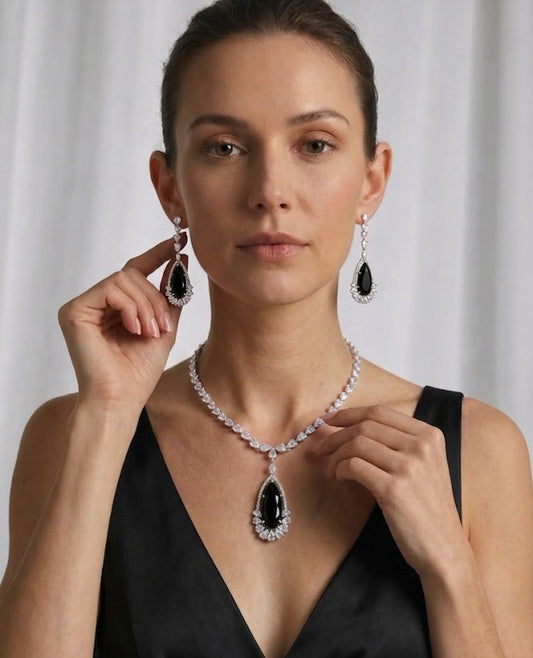 Vintage Drop Cascading Statement Necklace