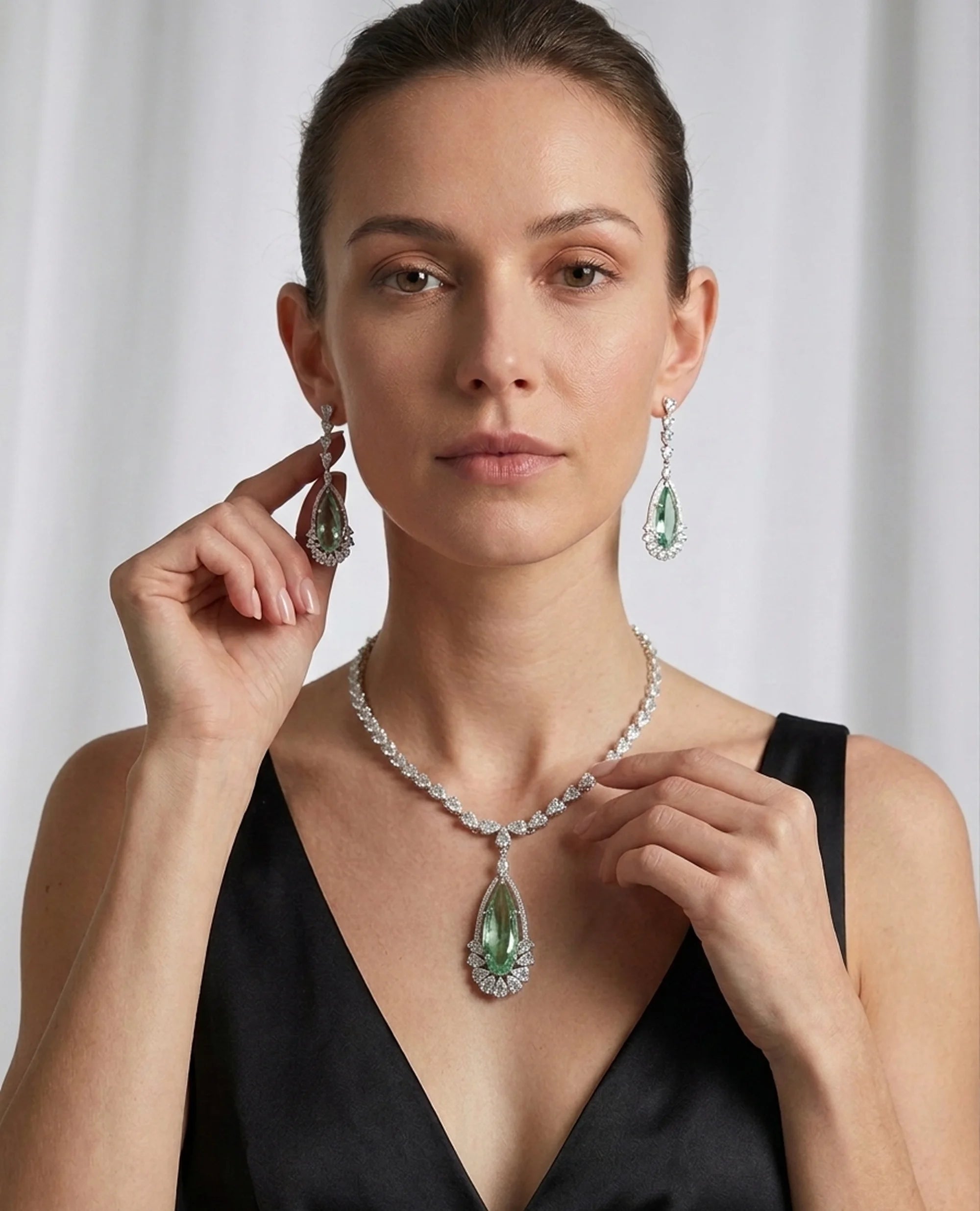 Vintage Drop Cascading Statement Necklace