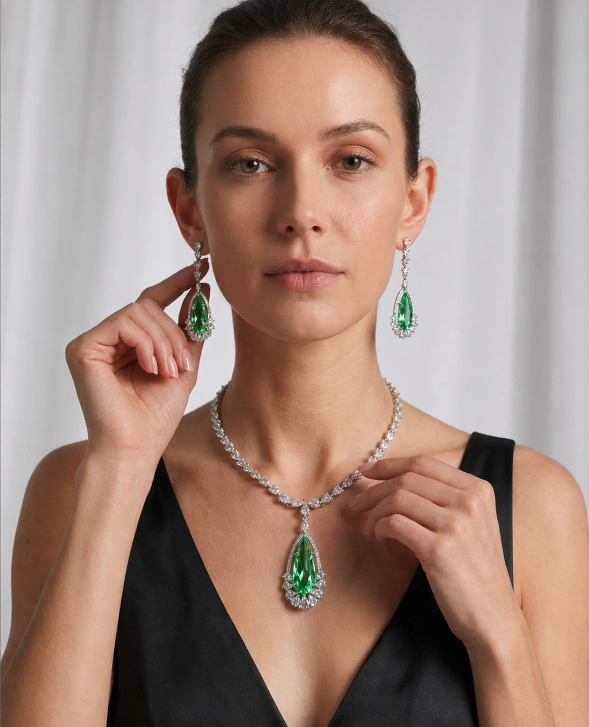 Vintage Drop Cascading Statement Necklace